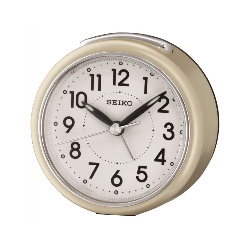 Jual Seiko QHE125G Jam Alarm 8.3 cm Beep with Quiet Sweep Alarm