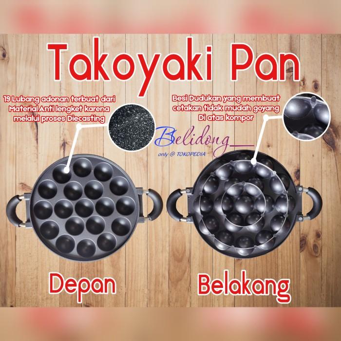 Cetakan takoyaki 19 lubang
