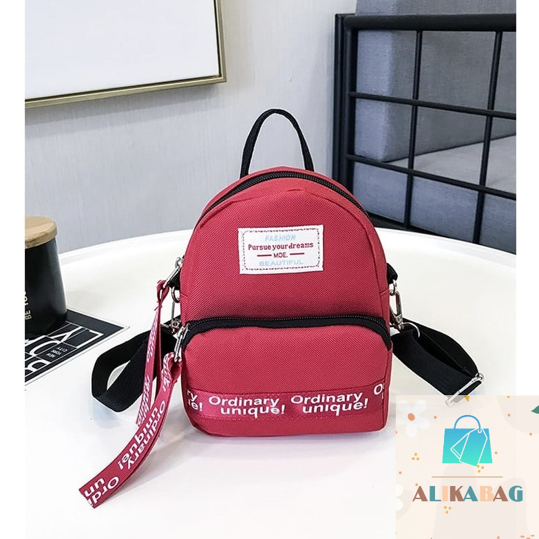 Jual ALIKA BAG - Tas Multifungsi Selempang Dan Ransel Wanita 2In1 ...