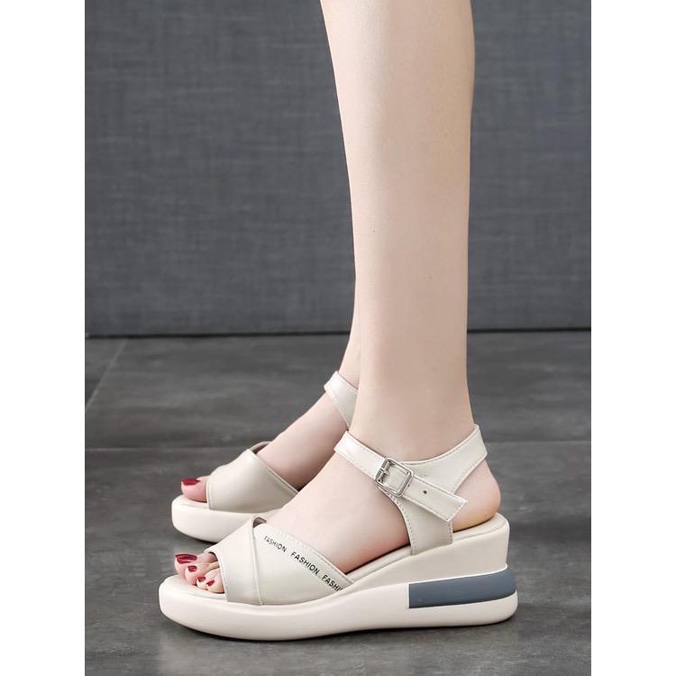 SS-SW06 Sandal Wedges Wanita Fashion Import Best Quality New