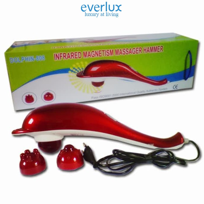 Alat Pijat Dolphin Electrik 3 in 1 Pijat dolpin besar infra red massager