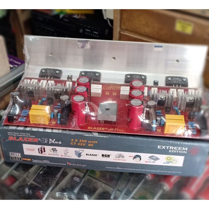KIT POWER AMPLIFIER 500 W STEREO BLAZER ST PLUS 2X 250 W BGR BELL