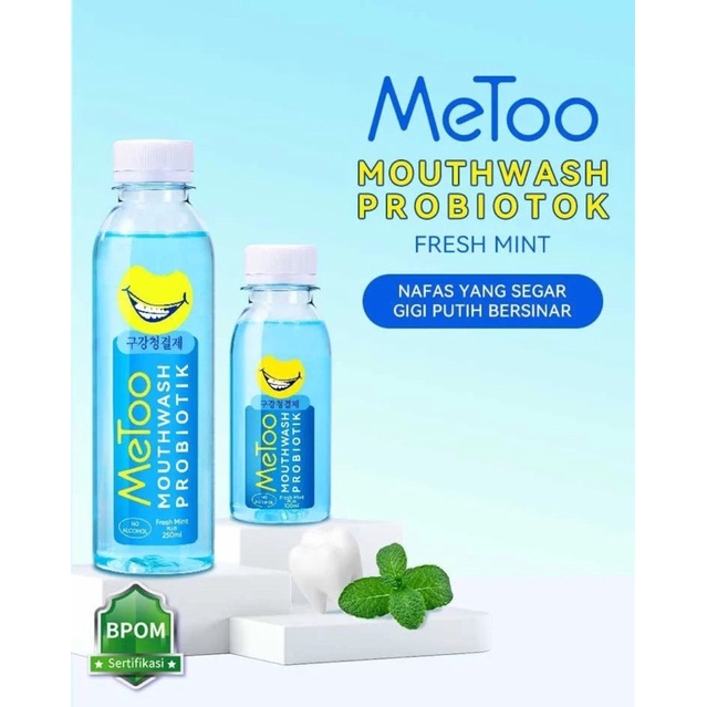 METOO Mouthwash Probiotik