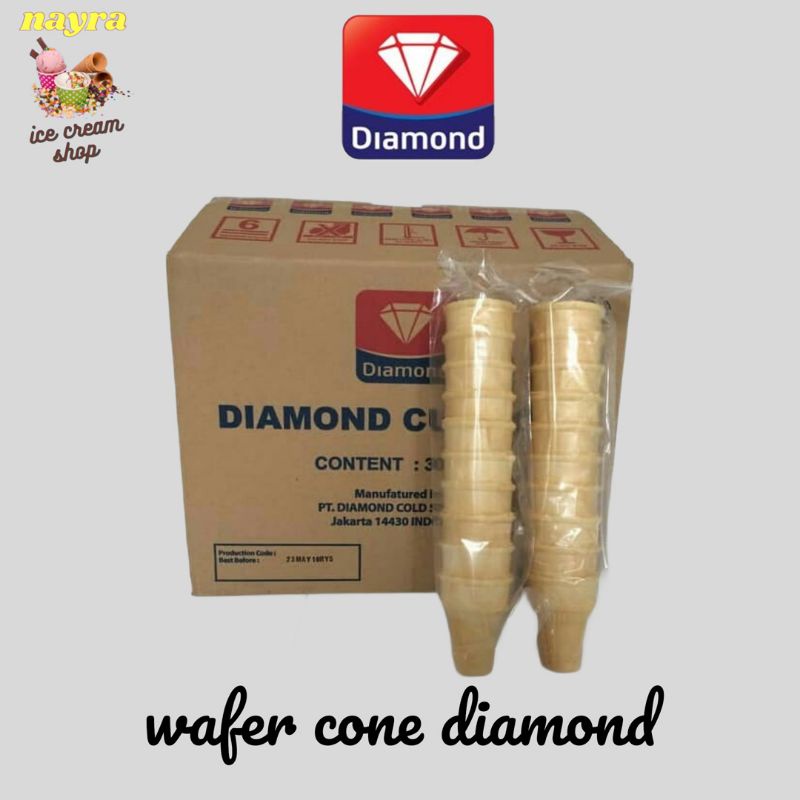 

cone diamond renyah isi 10 pcs