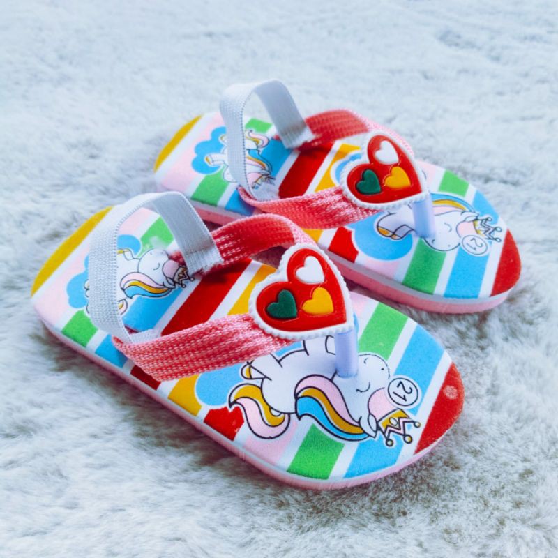 sandal baby love motif LOL