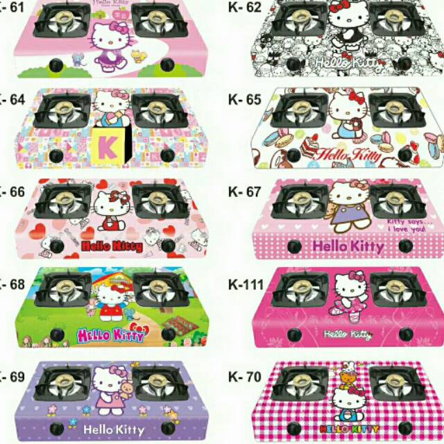 

Stiker Kompor 2 Tungku Hello Kitty Pita