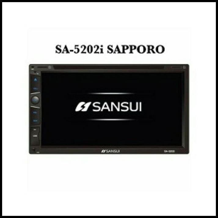 Promo Terbatas Tv Dvd Headunit Doubledin Sansui Sa-5202 I Sapporo