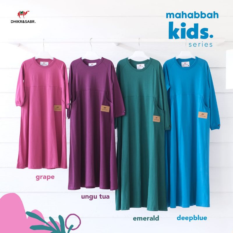 Gamis Kaos Anak Dhikr And Sabr Mahabbah Series