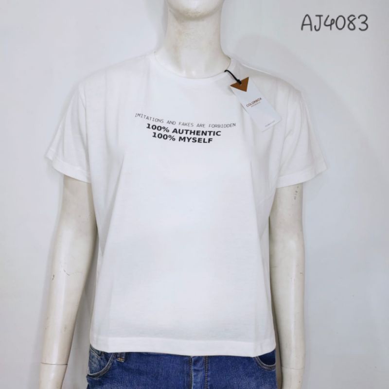 NEW T-Shirt COLORBOX Wanita AJ4083