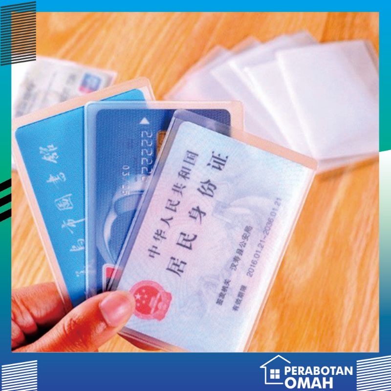 

Plastik KTP Cover Kartu KTP ID Card Sarung Pelindung Kartu Name Tag
