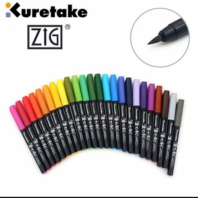 

Zig fudebiyori brush pen