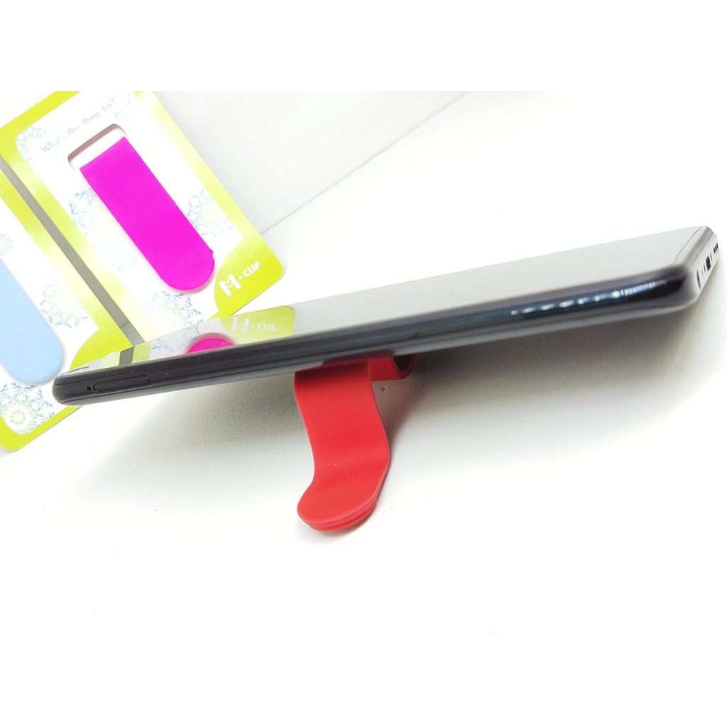 M-Clip Penjepit Kabel Clipping Magnetic and Band Phone Holder Magic Multifungsi Stand