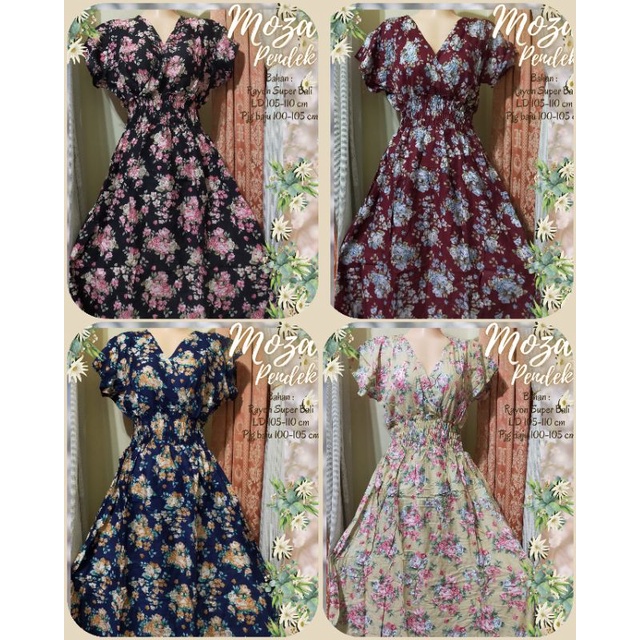 Moza lengan pendek //Dress Moza pendek //Daster Bali //Daster Kerut //Daster Moza Bali