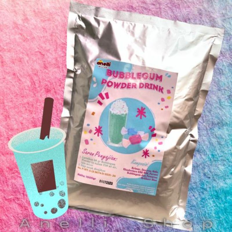 

Anelli Power Drink/Bubuk Minuman rasa Bubblegum 1 Kg