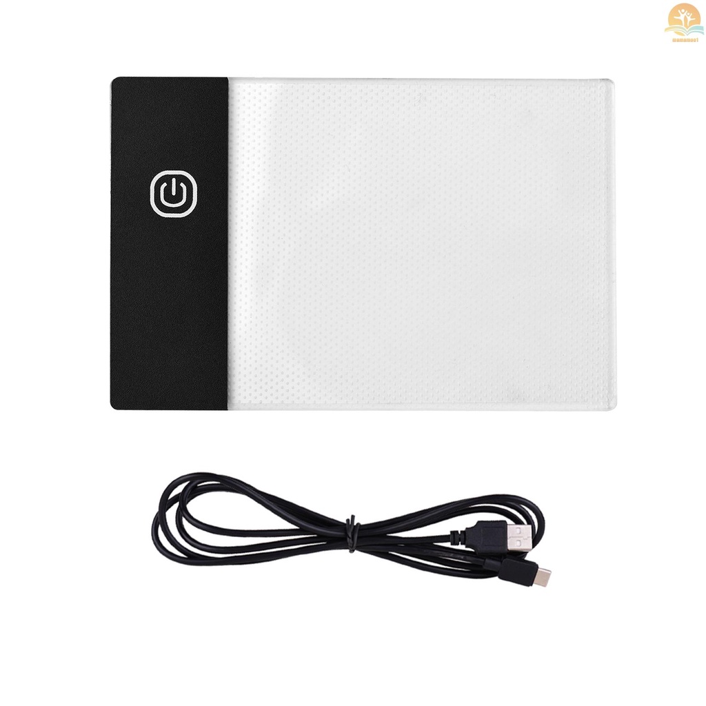 Super Mini LED Light Pad Ultra-thin Light Box USB Powered Dimmable Brightness Artcraft Tracer for Children Students Adults Drawing Tracing Practise Calligraphy Flipbook Flip Books Animation Cartoon Creation