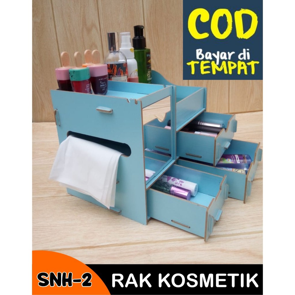 CUCI GUDANG RAK KOSMETIK MINI CANTIK/KOSMETIK STORAGE MINI TERMURAH ADA KACA BAGUS MURAH