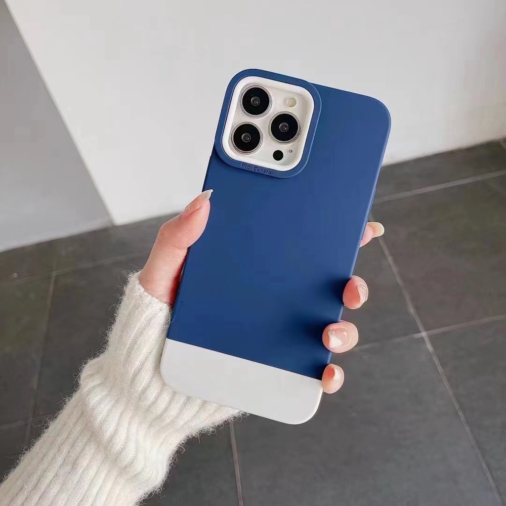 3in1 Soft Case Pelindung Lensa Kamera Shockproof Anti Jatuh Untuk iPhone 13 12 11 Pro Max X XS Max XR