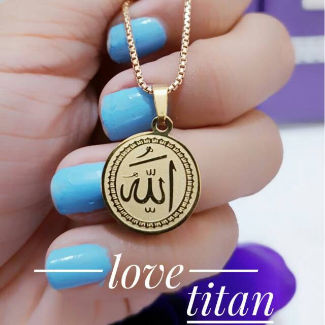 kalung wanita liotin lapas allah