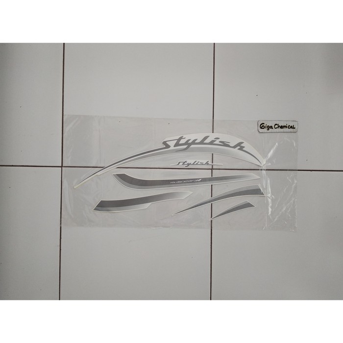 Striping Sticker Lis Scoopy Stylist 2019 2020 Putih Original