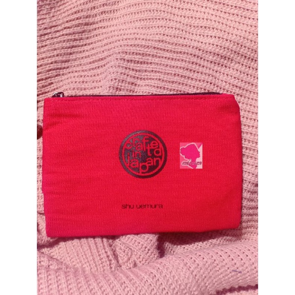 POUCH COSMETIC CANVAS SHU UEMURA/POUCH SHU UEMURA ORIGINAL