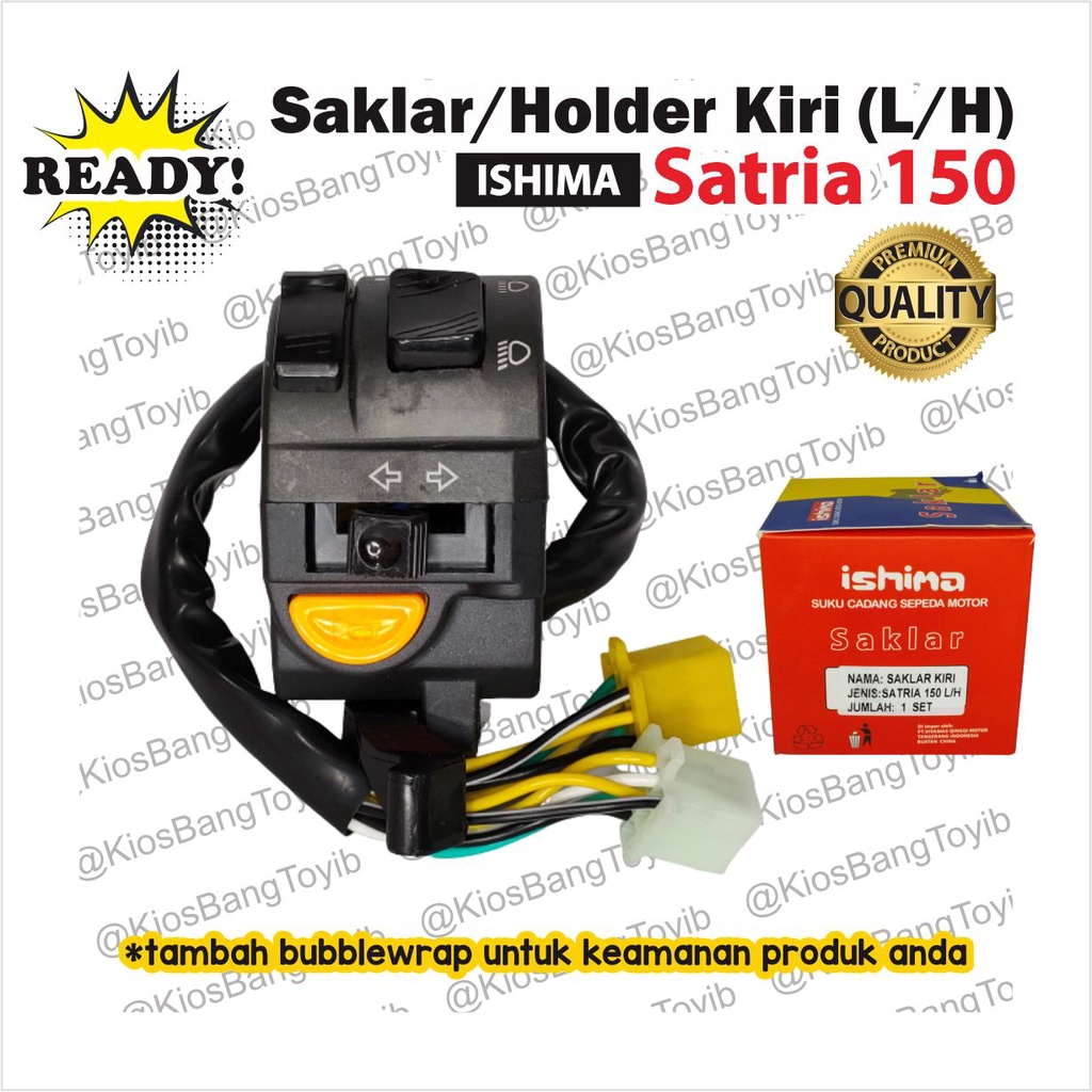 Saklar Holder Handle Switch Kiri Satria 150 (ISHIMA)