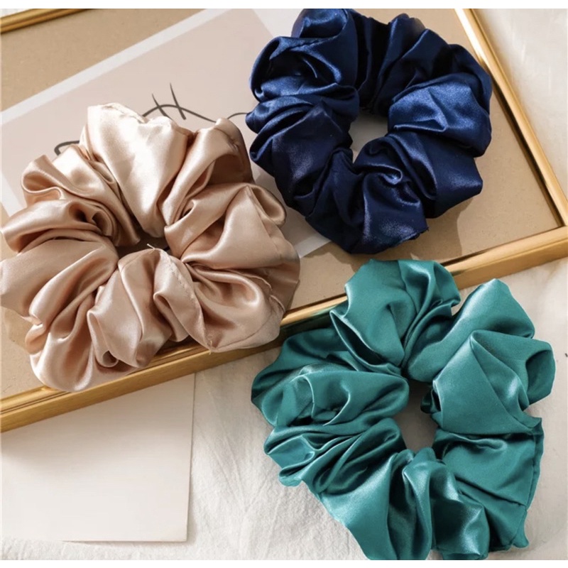 KUNCIR SCRUNCHIE IMPORT - PITA SCRUNCHIE ORIGINAL - UKURAN JUMBO