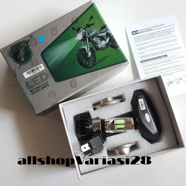 Lampu Led utama Led RTD led 6 sisi original rtd