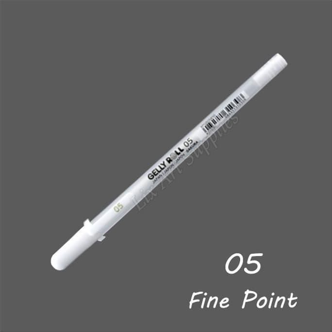 

HOT SALE Sakura Gelly Roll Ink Pen White 0.3mm (05) - Fine Point / White Pen Terjamin