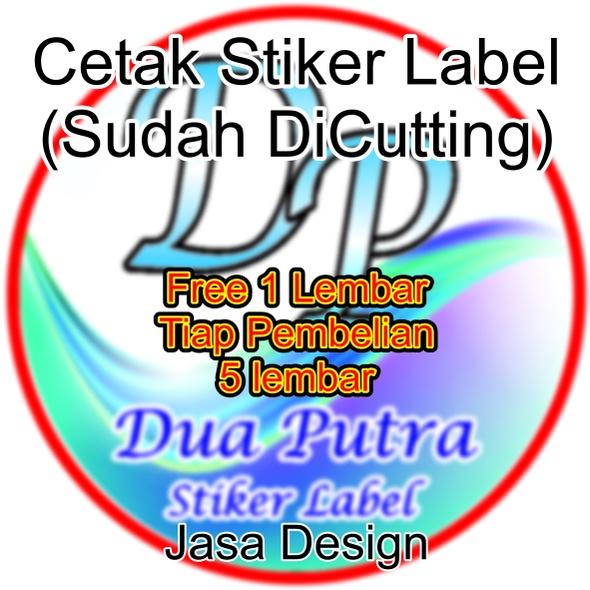 

Stiker Label + Cutting