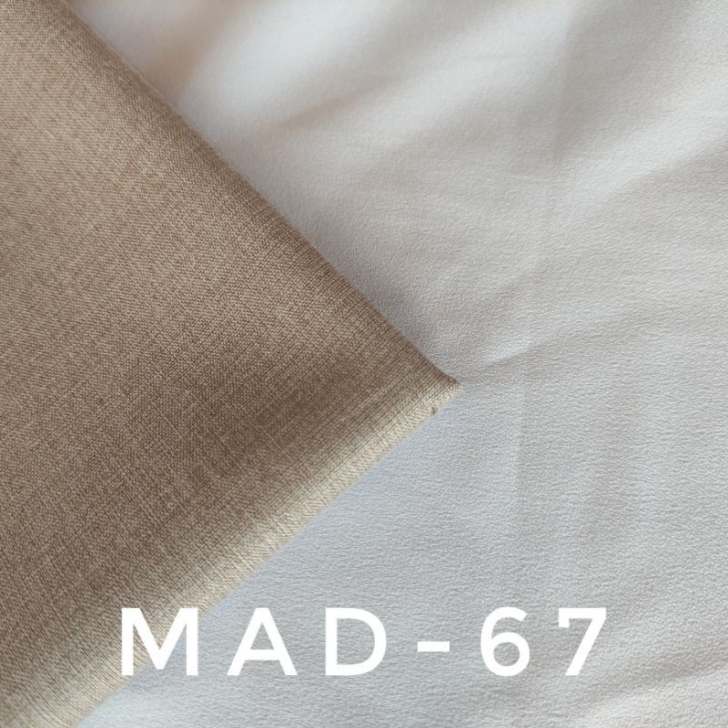 Kain Katun Madinah Fodu 0.5 Meter (Seri 1) - Bahan Cotton Madina Medina-Lemon - 42