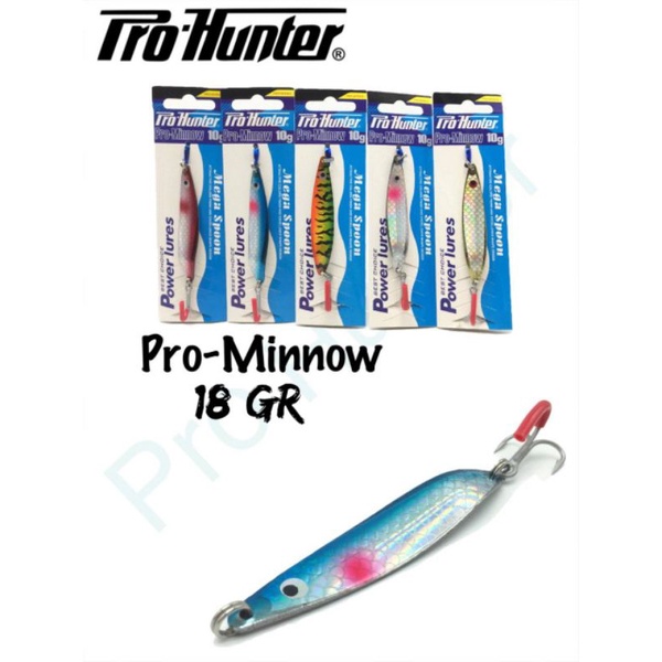 UMPAN PANCING SPOON PRO MINNOW 18GRAM PRO HUNTER UMPAN PANCING TERLARIS