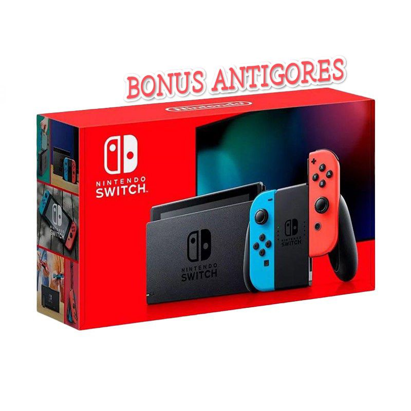 Jual Nintendo Switch V2 Console New Free Anti Gores | Shopee Indonesia