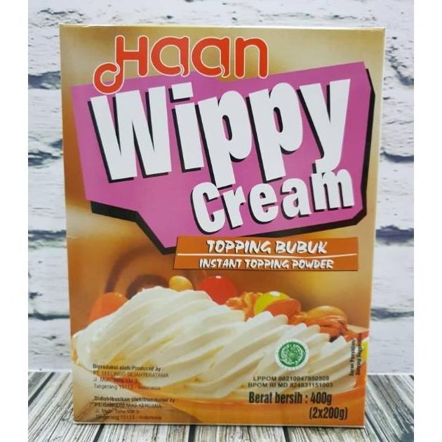 

HAAN WIPPY CREAM 400 GR / WIPPY CREAM HAAN 400 GRAM