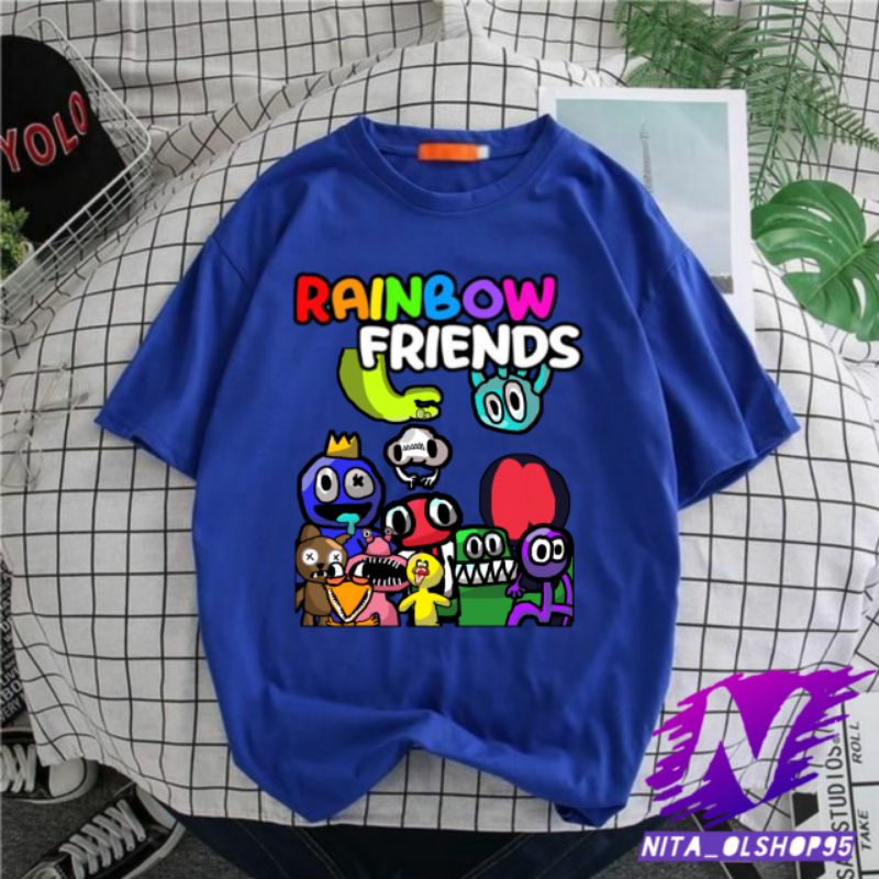 baju rainbow friends terbaru kaos anak rainbow friends populer