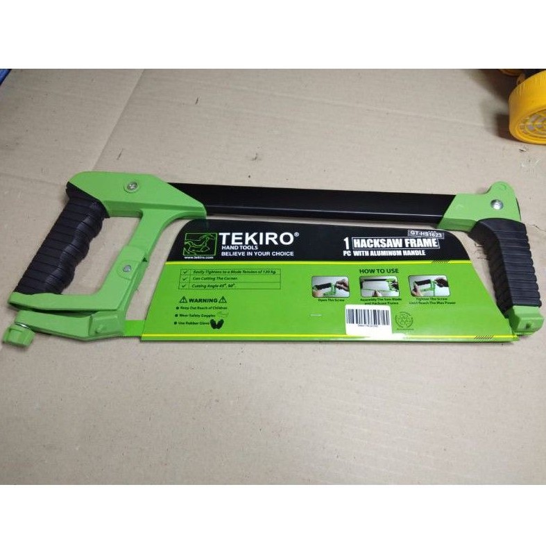 Jual GAGANG GERGAJI BESI 12" GT-HS1623 TEKIRO/ HACKSAW FRAME | Shopee