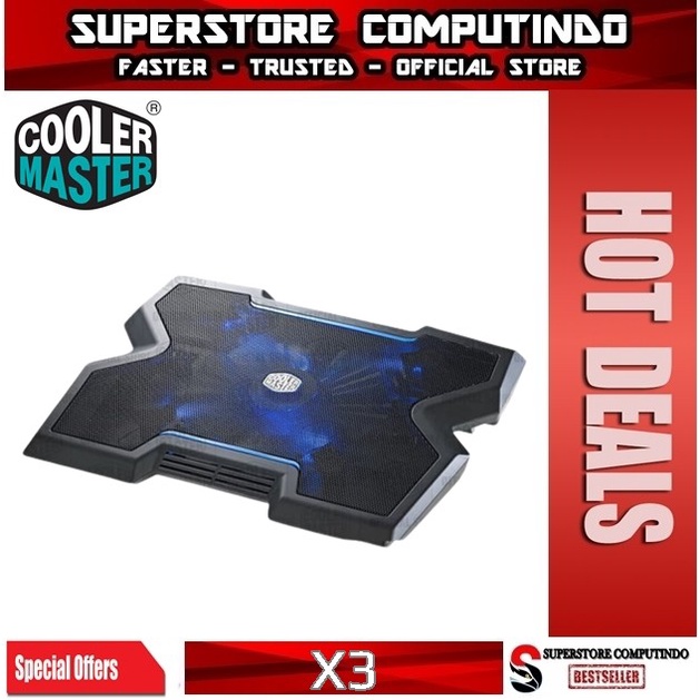 Cooler Master Notepal X3 Silent Fan Laptop Cooling Pad