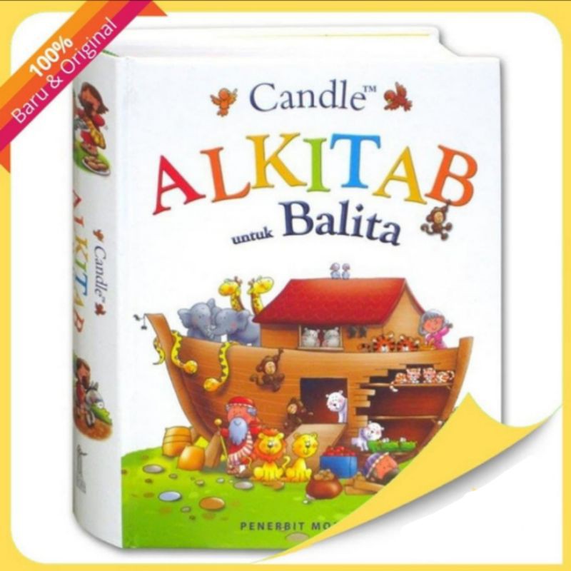 Dijamin Original + Segel !! ALKITAB Anak BALITA / Kids Bible Candle / Alkitab Bergambar mainan anak-1