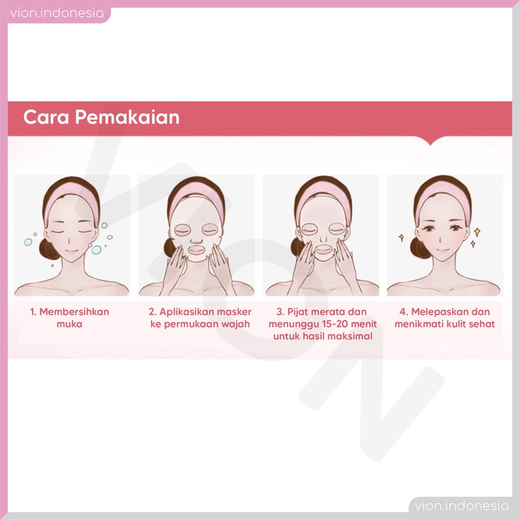 SADOER Baby Gentle Skin Care Mask Facial Sheet Masker Wajah Bayi Memutihkan Melembutkan IM009 SR048
