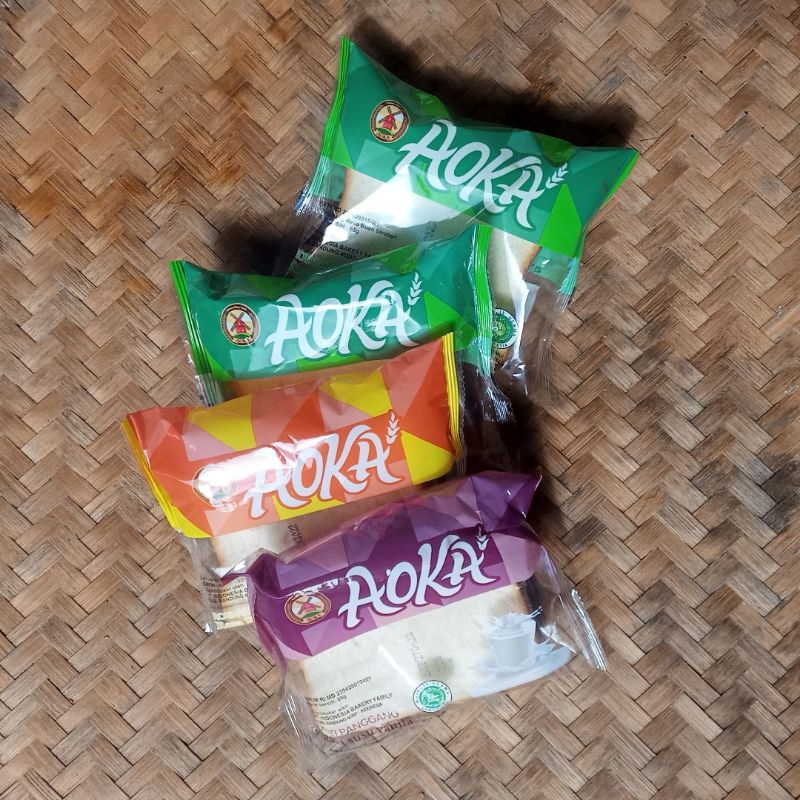 Roti Aoka 60g / Roti Panggang Aoka/ Roti Selai Aoka/ Roti Murah/ Roti Viral-1