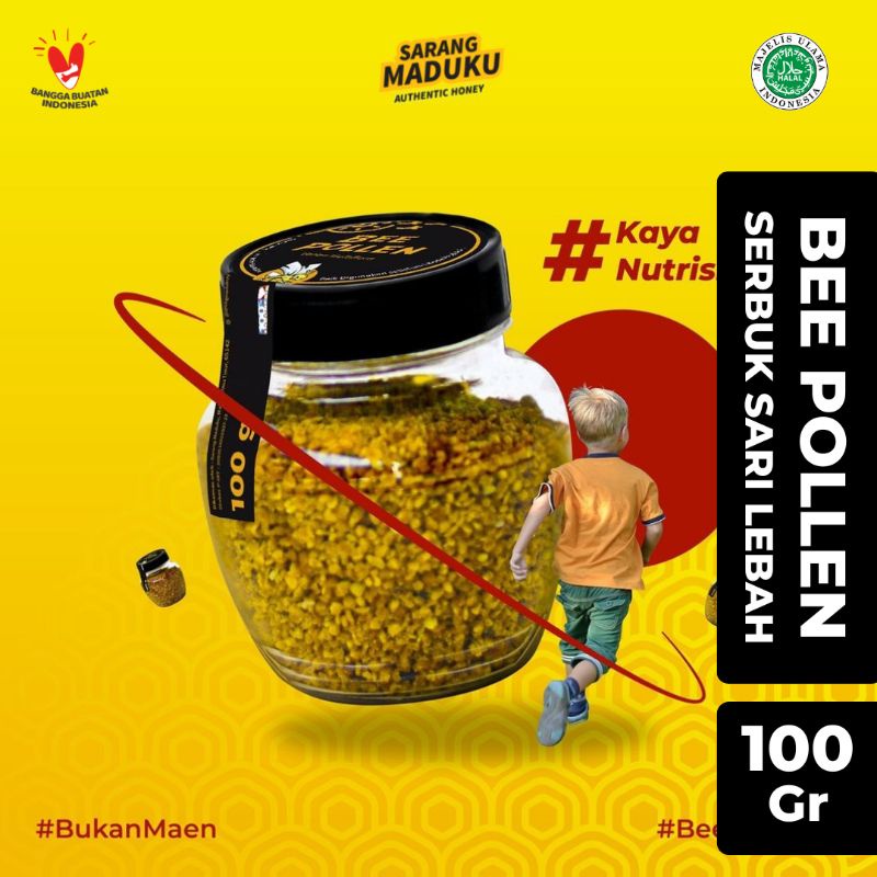 

Sarang Maduku - Bee Pollen Murni Asli Granule 100% Alami Sumber Asam Amino