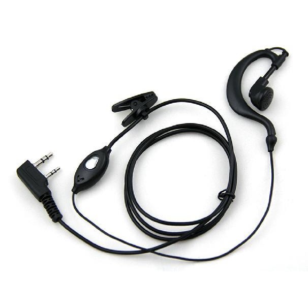 Walkie Talkie PTT Earphone For BAOFENG Walkie Talkie with 2 pin