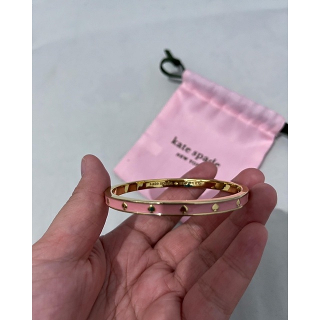 Kate Spade Bracelet spot the spade enamel hinged bangle / gelang kate spade bangle