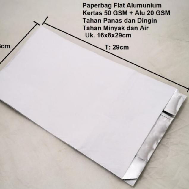 

paper bag aluminium 20pcs uk 16x8x29
