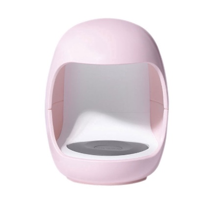 BISA COD MINI UV LED MESIN PENGERING NAIL GEL KUKU PALSU / Lampu LED UV Mini 6W Portabel Nail Dryer-Egg pink