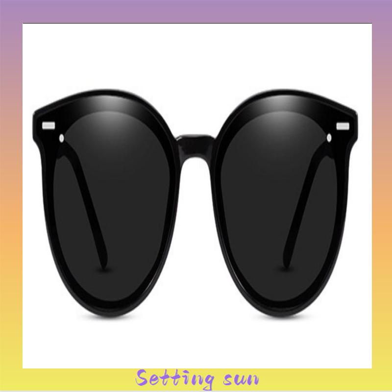 Korean Fashion BLACK PETER Vintage Mata Kucing Wanita Kacamata Hitam Sunglasses TN