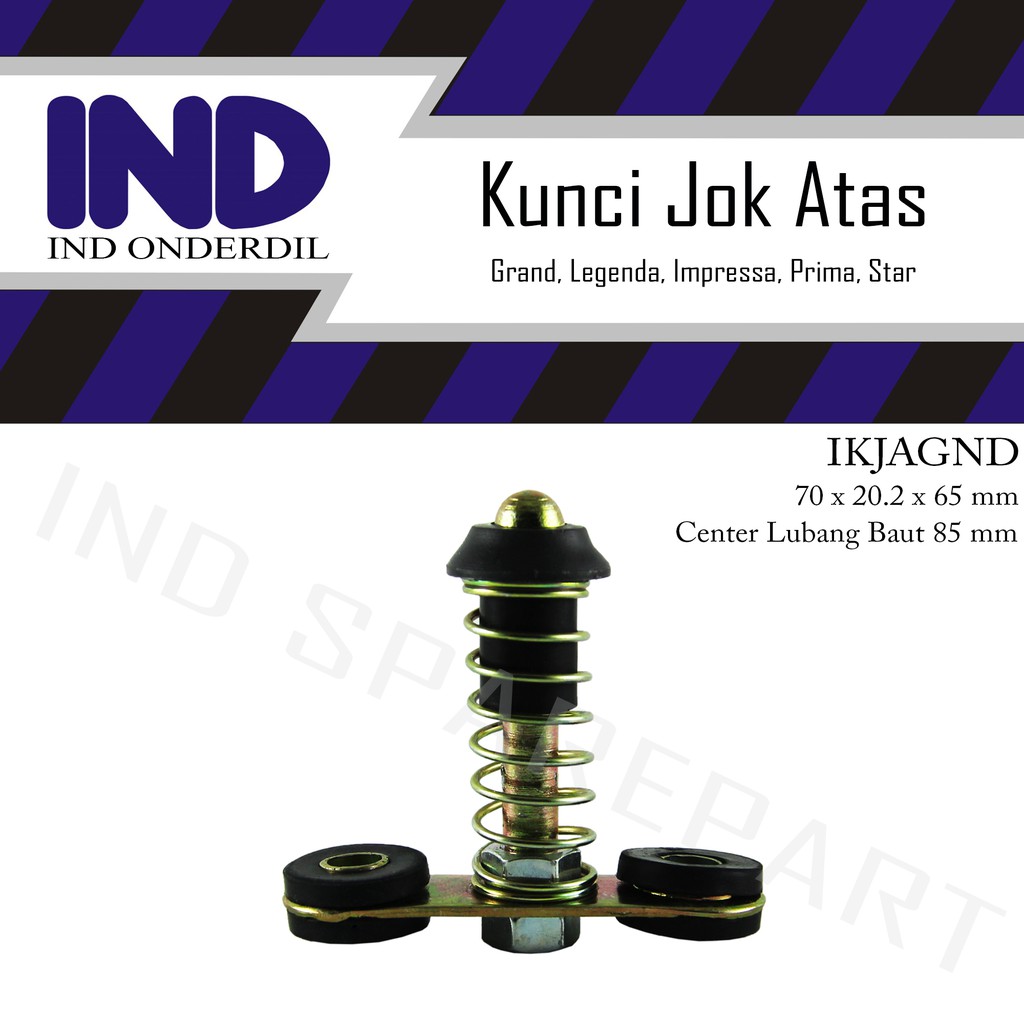 Plat-Per Stut-Tonjokan Lawan Pengunci-Kunci Jok Atas Legenda/Impressa