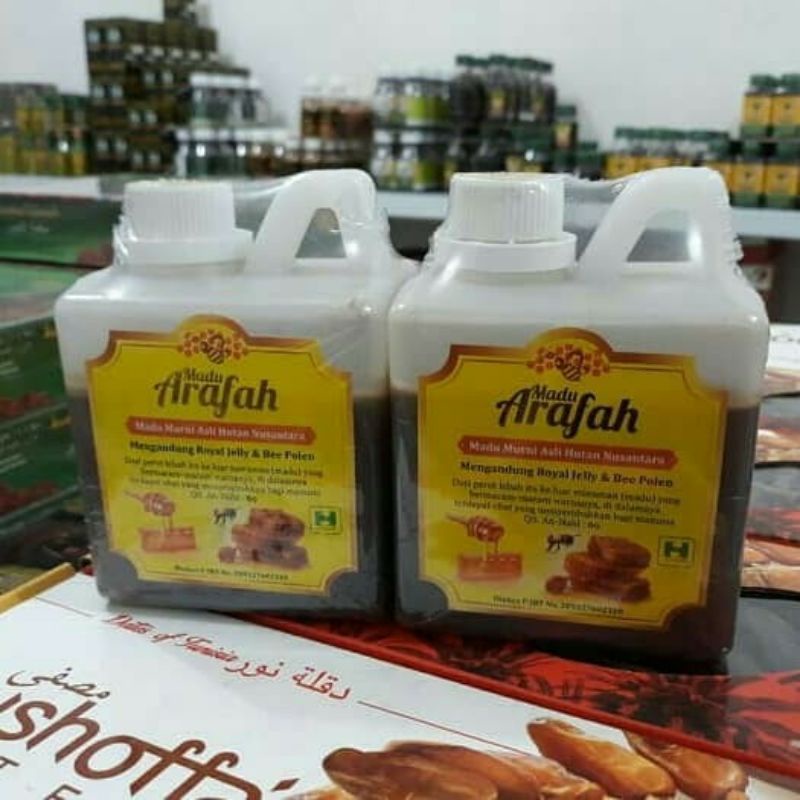 

Madu Arafah 500gr Plus Royal Jelly Bee Pollen