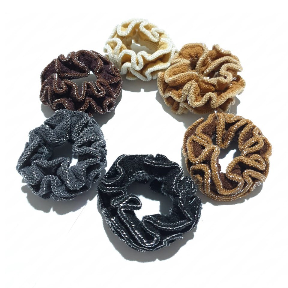 Ikat Rambut Scrunchie Mini / Karet Rambut / Kunciran