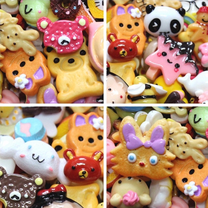 10pcs/lot Barbie Dolls Mini Play Toy Food Cake Biscuit Donuts Miniature Gifts