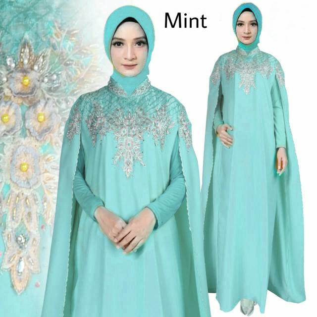  KAFTAN  NAGITA PREMIUM KAFTAN  CAPE CATHERINE PAYET BORDIR 